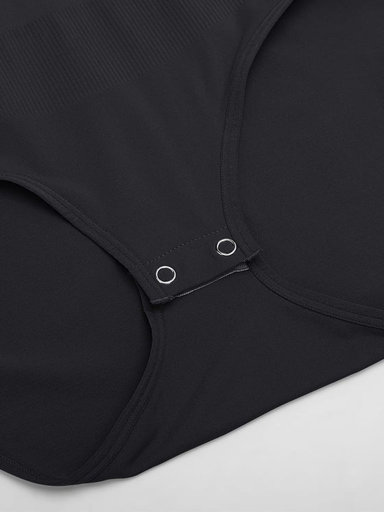 Wholesale Seamless Shapewear Bodysuit Buttery Soft Tummy Control Crew Neck
