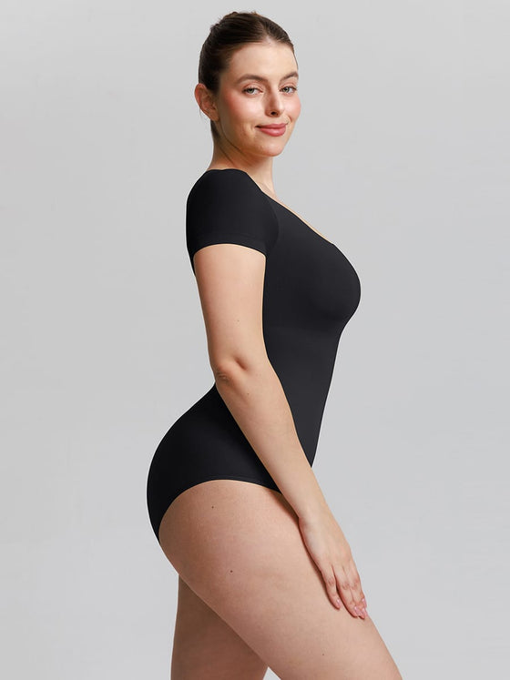 Wholesale Seamless Scoop Neck Shapewear Bodysuit Buttery Soft Tummy Control