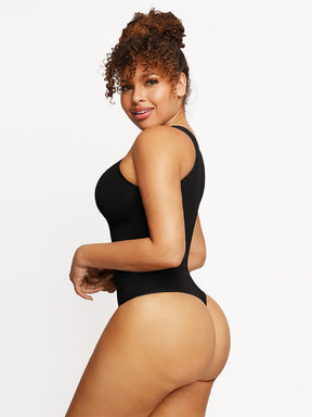 Wholesale 🌿 Eco-friendly Seamless Outer Crew Thong Bodysuit