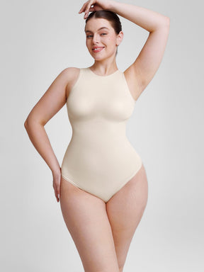 Wholesale 🌿 Eco-friendly Seamless Outer Crew Thong Bodysuit SPU