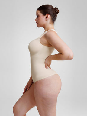 Wholesale 🌿 Eco-friendly Seamless Outer Crew Thong Bodysuit SPU