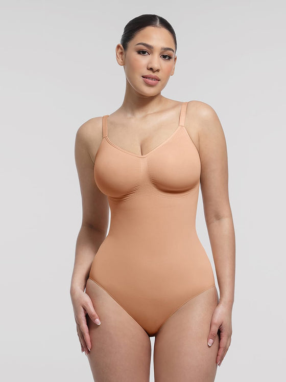Wholesale Seamless Chest Support Waist Control Shapewear Bodysuit SPU