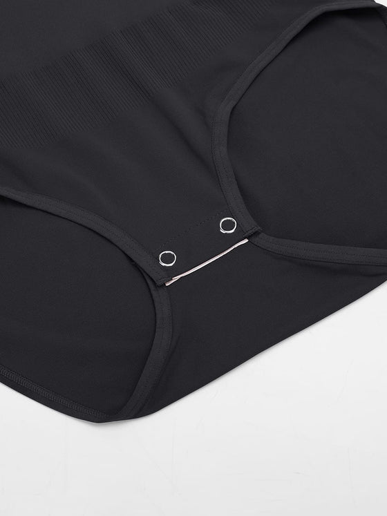 Wholesale Seamless Scoop Neck Tummy Control Shaping Briefs Bodysuit SPU