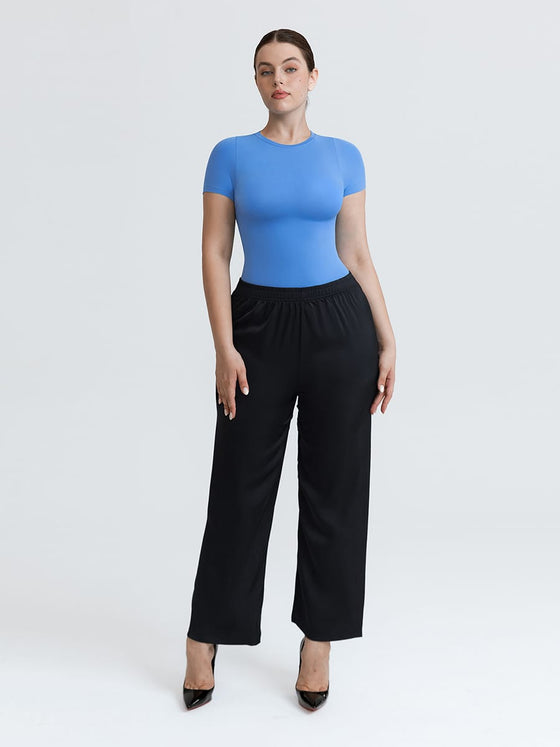 Wholesale Seamless Short Sleeve Waist and abdomen Shaping Hip briefs Bodysuit SPU