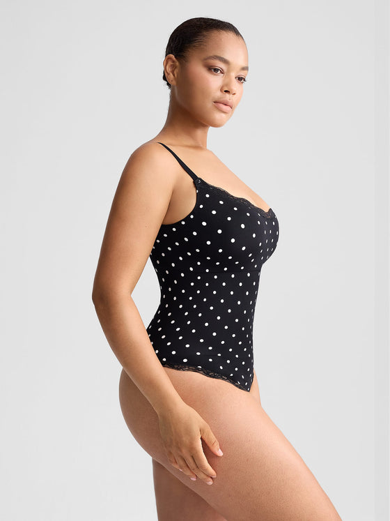 Wholesale Seamless lace Cami Waist Abdomen Shaping Thong Bodysuit SPU