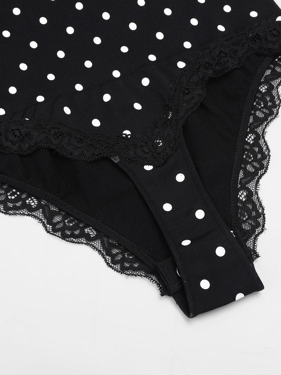 Wholesale Seamless lace Cami Waist Abdomen Shaping Thong Bodysuit SPU