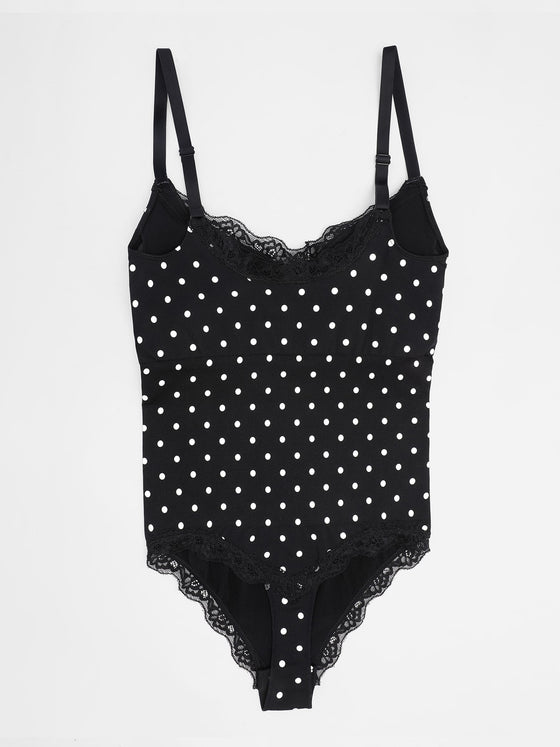 Wholesale Seamless lace Cami Waist Abdomen Shaping Thong Bodysuit SPU