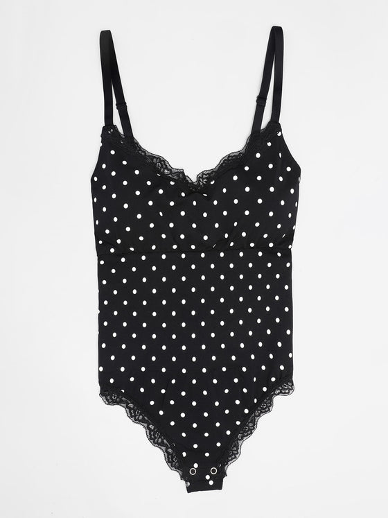 Wholesale Seamless lace Cami Waist Abdomen Shaping Thong Bodysuit SPU