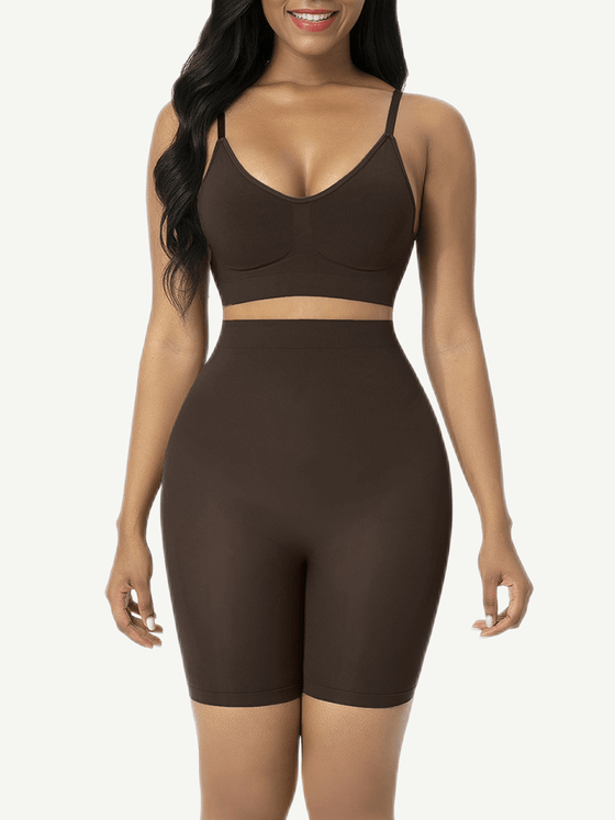 Wholesale High Waist Seamless Butt Lifter Shapewear Shorts Slimmer