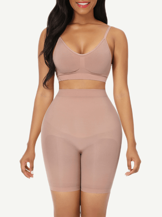 Wholesale High Waist Seamless Butt Lifter Shapewear Shorts Slimmer
