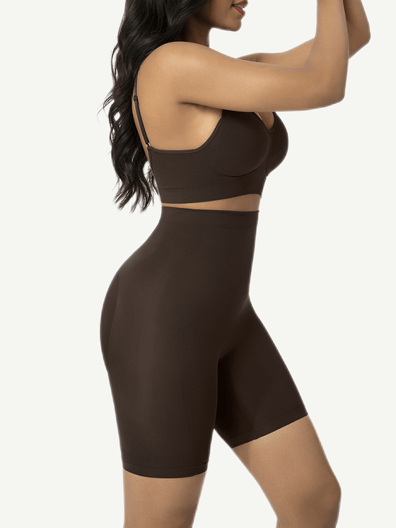 Wholesale High Waist Seamless Butt Lifter Shapewear Shorts Slimmer