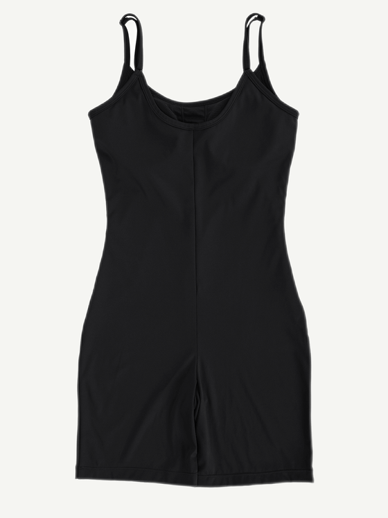 Wholesale Mid-Thigh Fitness & Shaping Breathable Romper