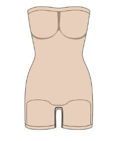 Wholesale Seamless Breast Support Body Shaping and Butt Lifting With Removable Shoulder Strap
