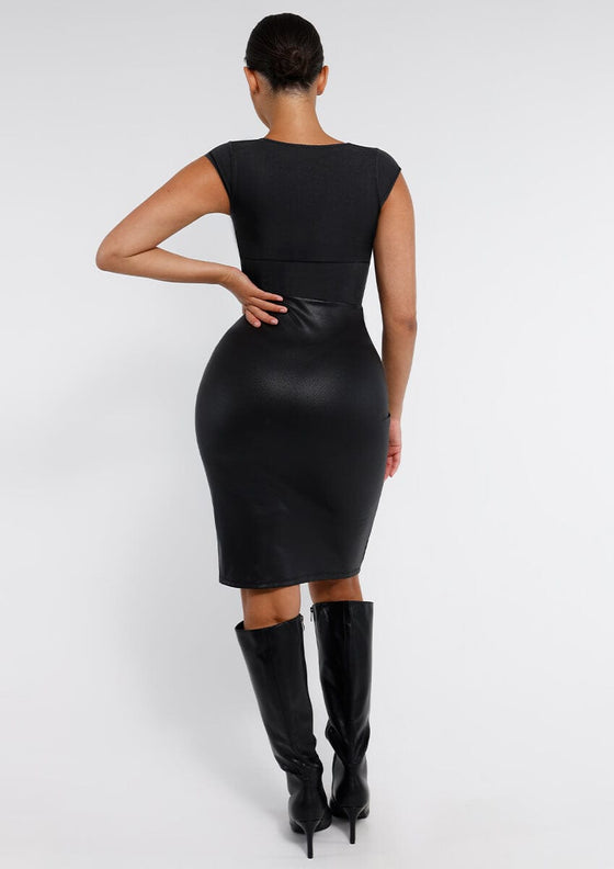 Wholesale Seamless Deep V Waist and Abdomen Shaping Thong Bodysuit