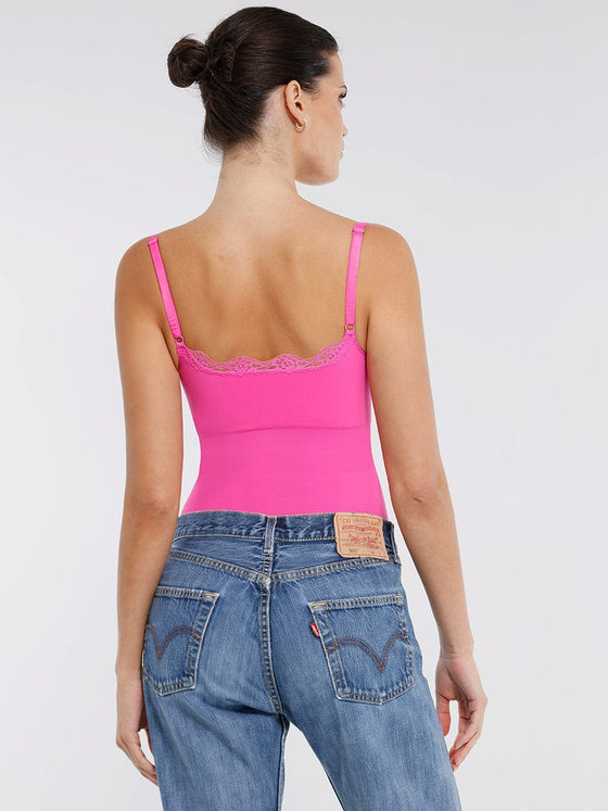 Wholesale Seamless lace Cami Waist Abdomen Shaping Thong Bodysuit