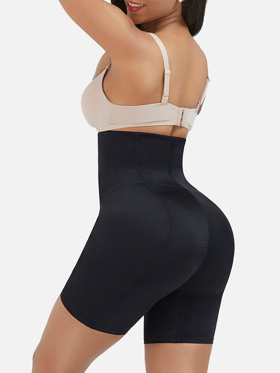 Wholesale High-Waist Tummy Control Shapewear with 2 Removable Hip Pads