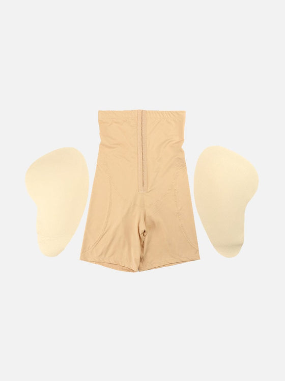 Wholesale High-Waist Tummy Control Shapewear with 2 Removable Hip Pads