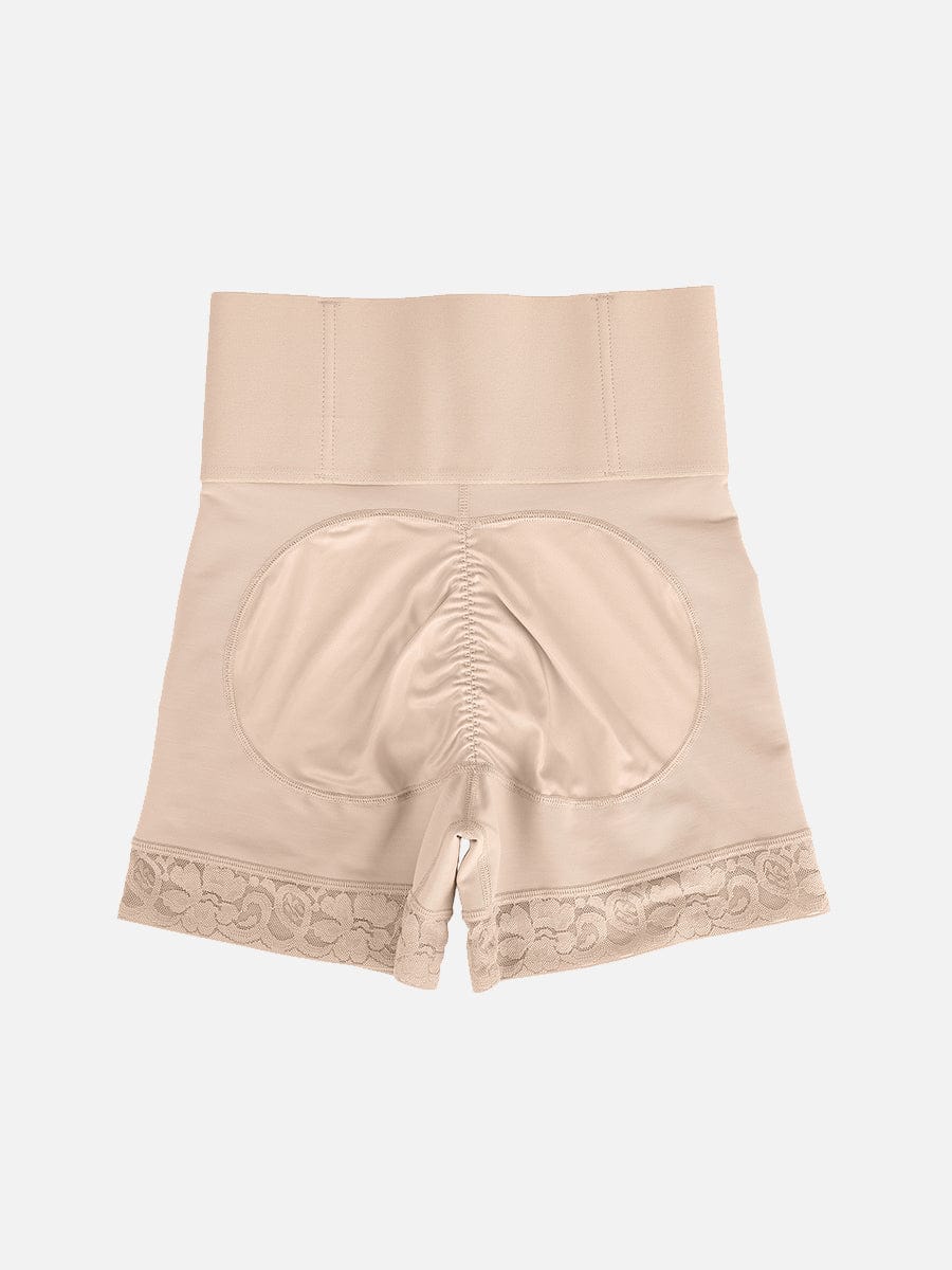ONEW Buikweg-shapewear onderrok dames naadloze hoge taille half-brok tailletrainer korsetrok body shaper shaping halve slip, beige, XL ONEW Buikweg-shapewear onderrok dames naadloze hoge taille half-brok tailletrainer korsetrok body shaper shaping halve slip, beige, XL