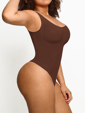 Wholesale🌿 Eco-friendly Seamless Outerwear Belly Control Thong Bodysuit
