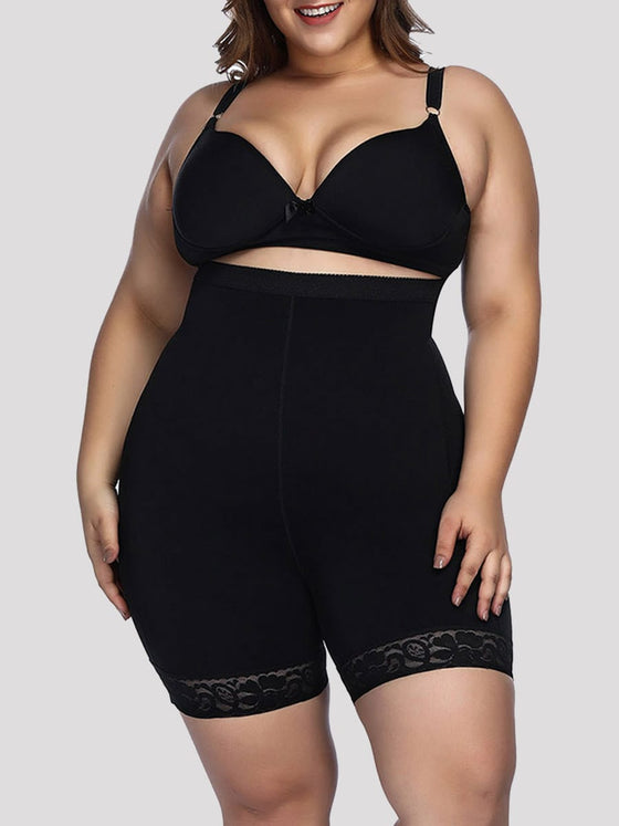 Wholesale Tummy Control Plus Size Body Shaper Invisible High Waist Shapewear Plus SPU