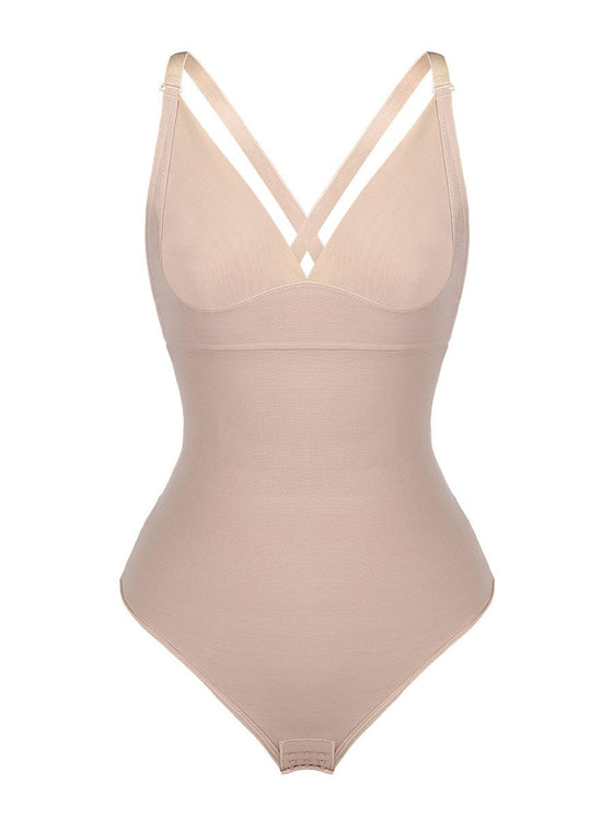 Wholesale Curve Creator Breathable Sexy Adjustable Strap Solid Color Full Body Shaper Shaperwear