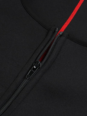 Black Cheap Neoprene Elastic Open-Bust Arm Control Bodysuit Shaper Zip Up firm compression