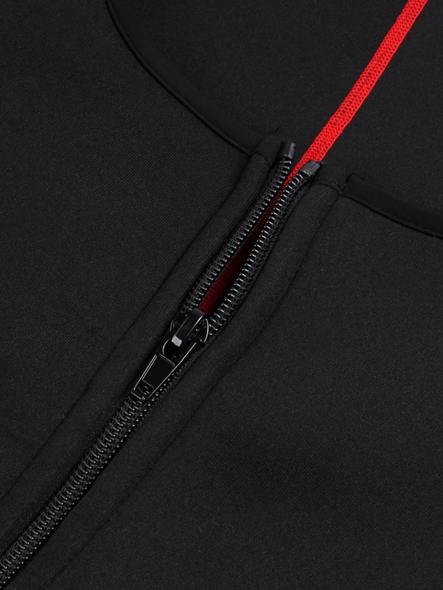 Black Cheap Neoprene Elastic Open-Bust Arm Control Bodysuit Shaper Zip Up firm compression