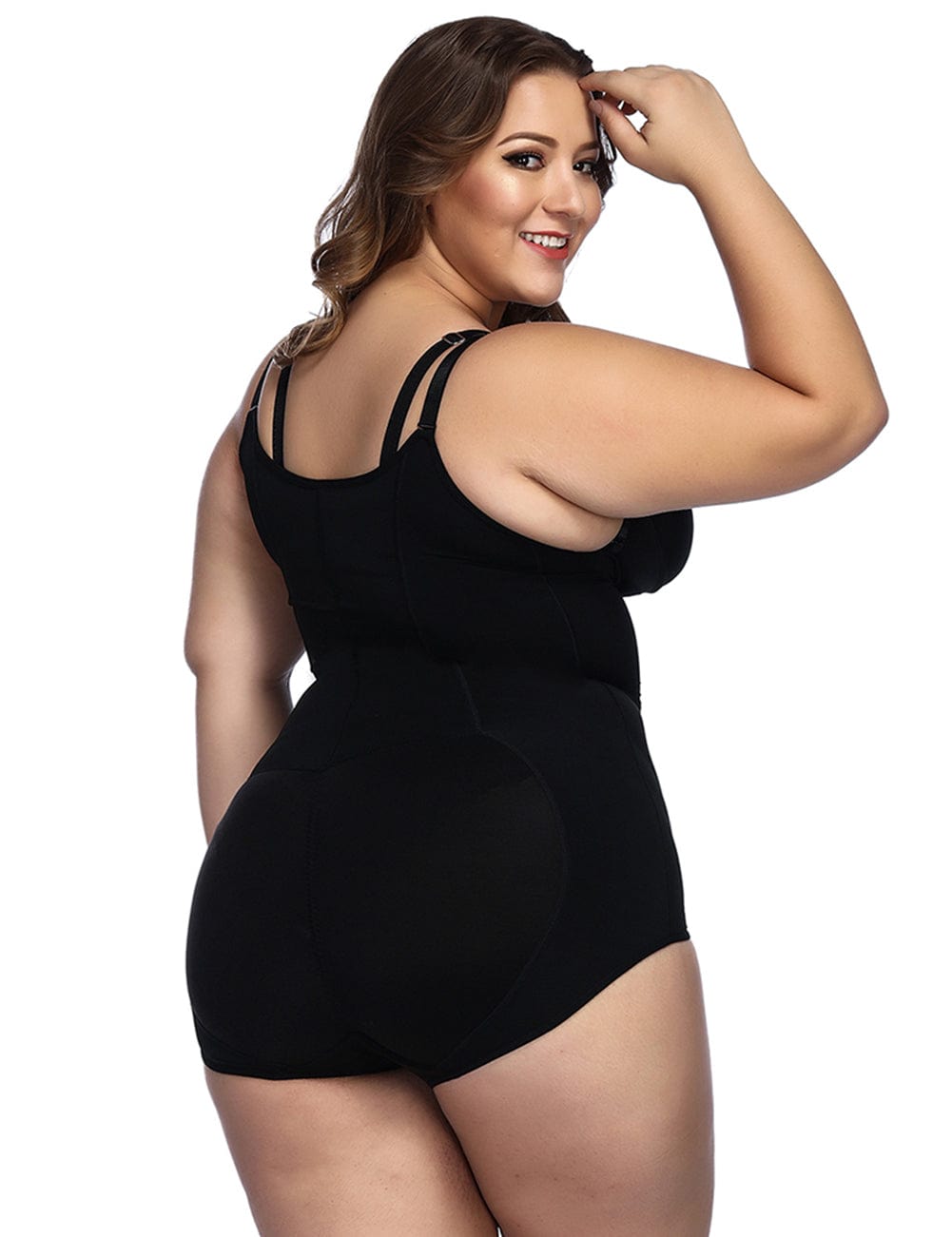 Whosale Tummy Control Black Butt Lifting Body Shapewear Cami Straps Fitness