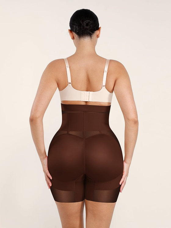 Wholesale High-Waisted Shaping Briefs Breathable Mesh Waist & Abdomen Control Butt Lifter
