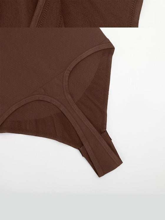 Wholesale One-shoulder Cut Out Waist and Abdomen Compression Shapewear Bodysuit