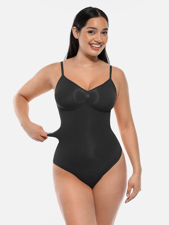 Wholesale Seamless Covered Bust Jumpsuit Thong Bodysuit