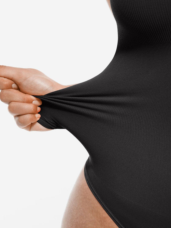 Wholesale Seamless Crossover Halter Thong Bodysuit