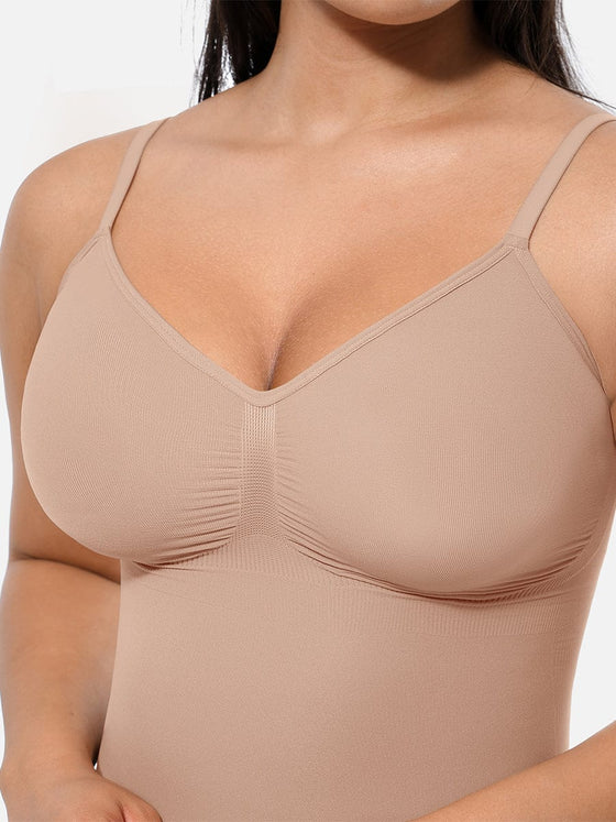 Wholesale Seamless Covered Bust Jumpsuit Thong Bodysuit