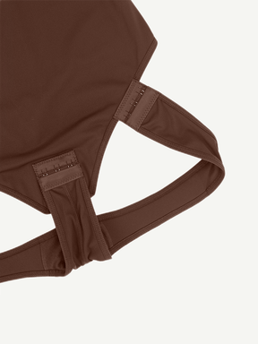 Wholesale Scoop Neck Butt Lifting Shapewear Thong Bodysuit