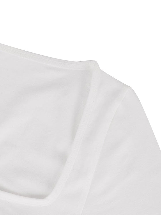 Wholesale 🌿Seamless Eco-friendly Square Neck Long Sleeve 360° Waist Control Thong Bodysuit