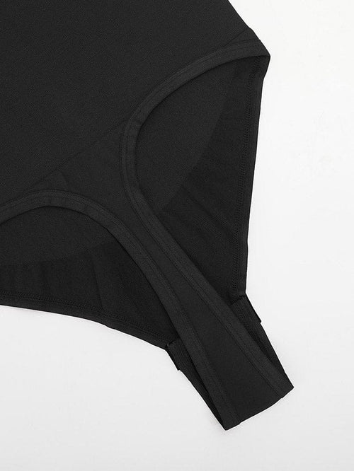 Wholesale Oneshoulder Cut Out Waist and Abdomen Compression Shapewear