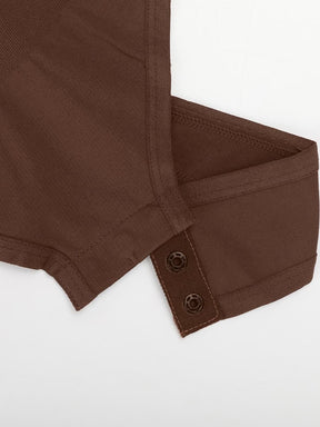 Wholesale One-shoulder Cut Out Waist and Abdomen Compression Shapewear Bodysuit