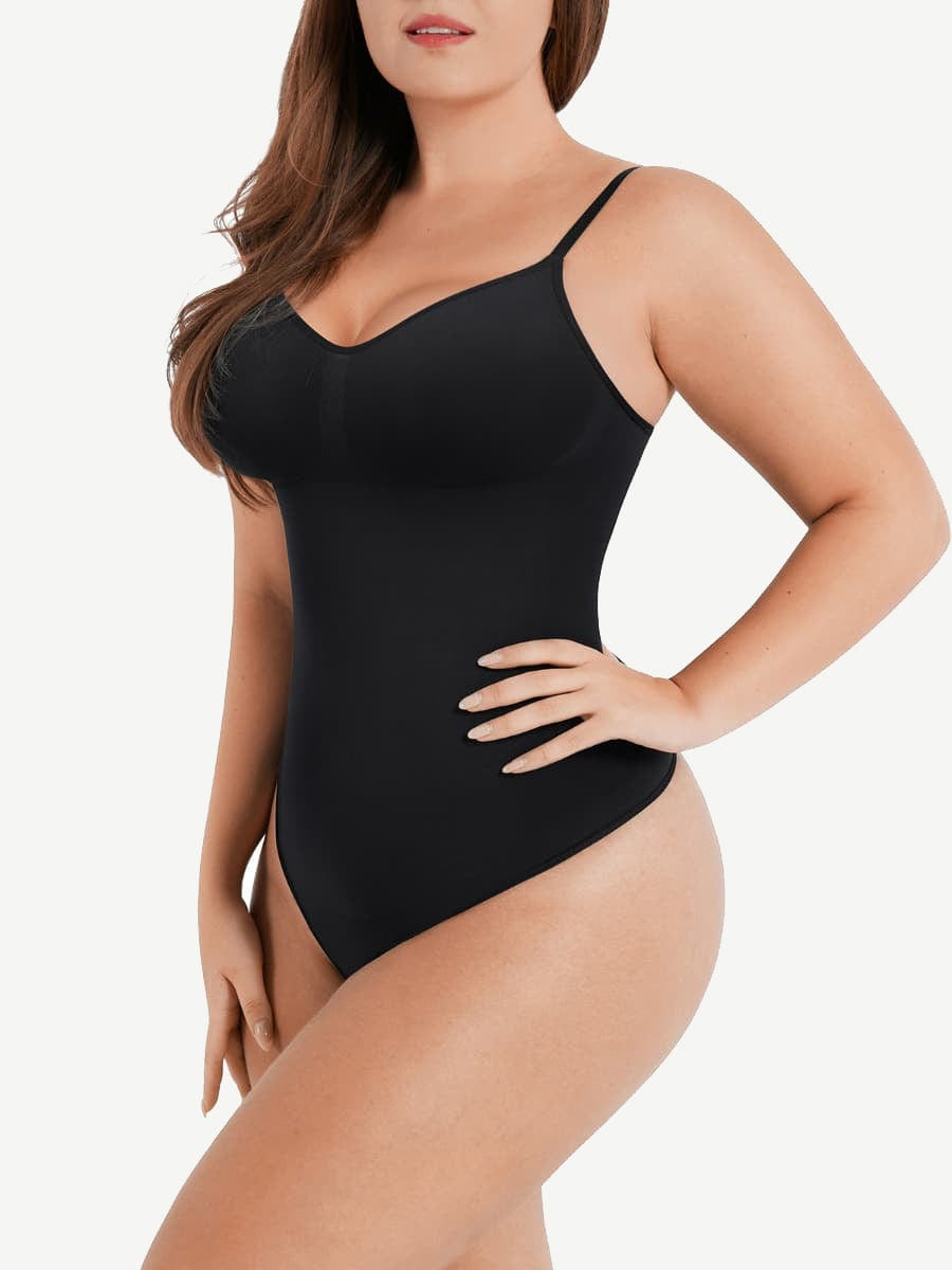 [USA Warehouse] Wholesale Seamless Scultp Covered Bust Jumpsuit Thong Bodysuit