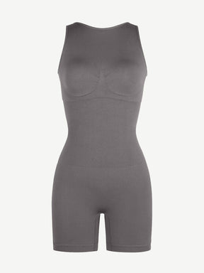Wholesale Round Neck Seamless Sexy U Back Shape Shapewear with Removable Cups