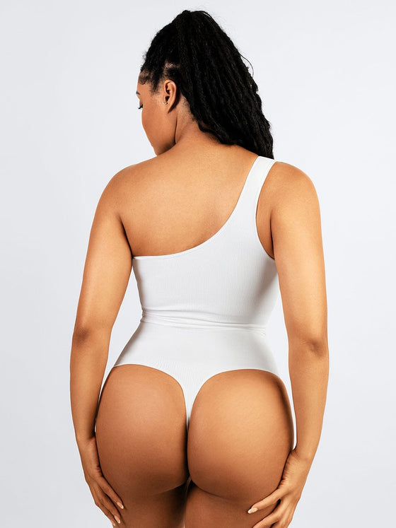 Wholesale Seamless One-Shoulder Waist Tummy Control Body Bodysuit