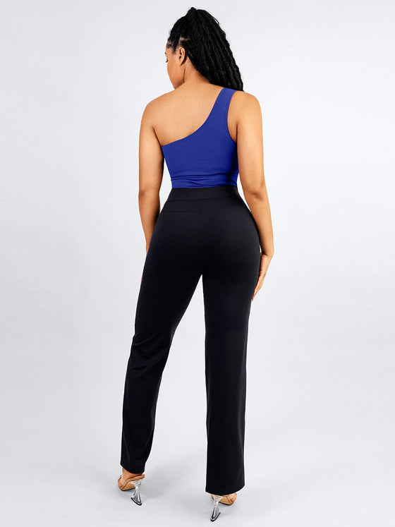 Wholesale Seamless One-Shoulder Waist Tummy Control Body Bodysuit