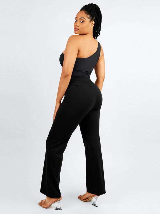 Wholesale Seamless One-Shoulder Waist Tummy Control Body Bodysuit