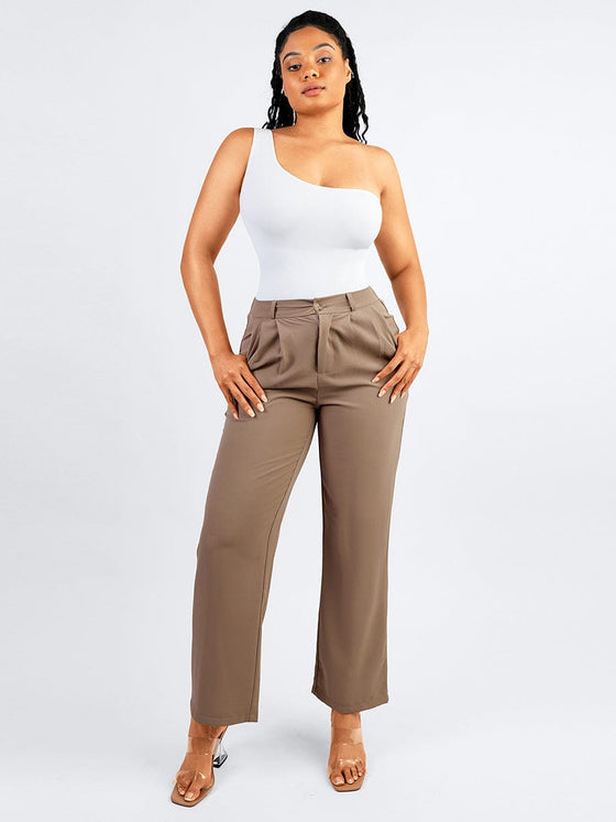 Wholesale Seamless One-Shoulder Waist Tummy Control Body Bodysuit