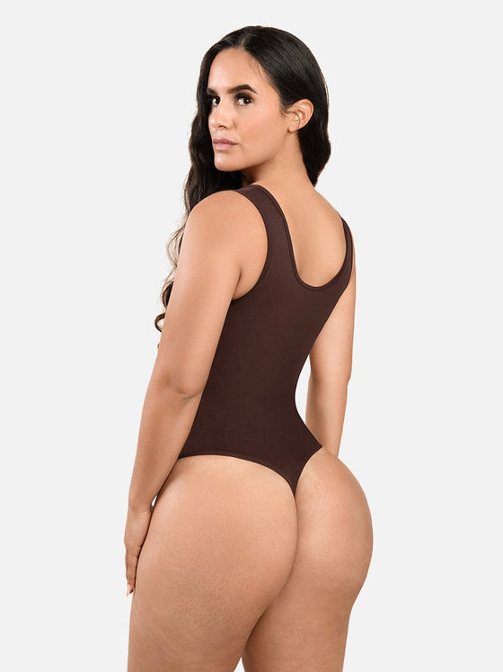 Wholesale Tank Top Thong Bodysuit Abdominal Breathable Can be Worn Outside