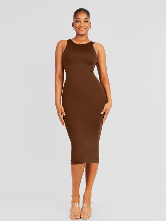 Wholesale Eco-friendly Shaper Large U-back Snatched Seamless Dress SPU
