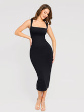 Wholesale🌿 Eco-friendly Seamless 360° Waist Control Spaghetti Strap Suspender Long Skirt SPU