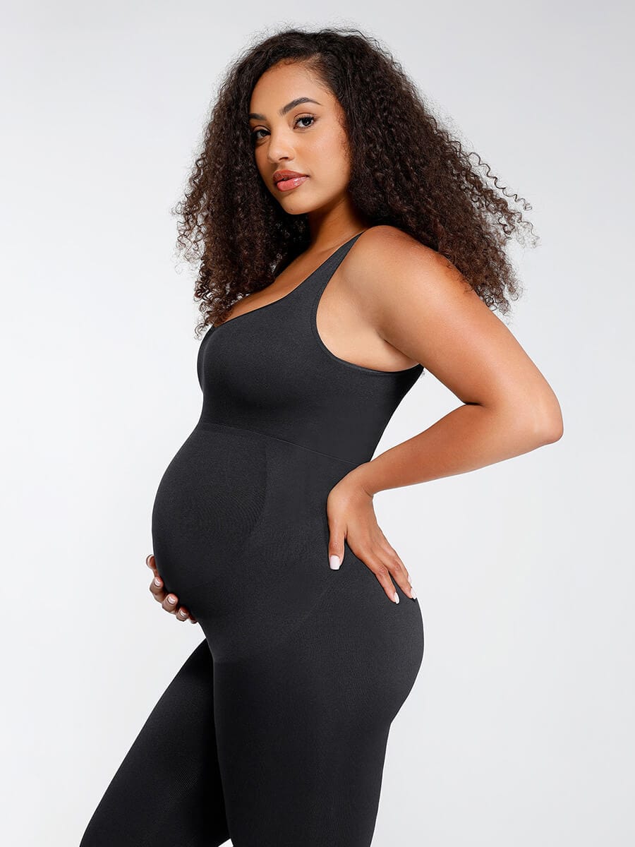 Maternity Seamless Full Body Suit Catsuit Jumpsuit