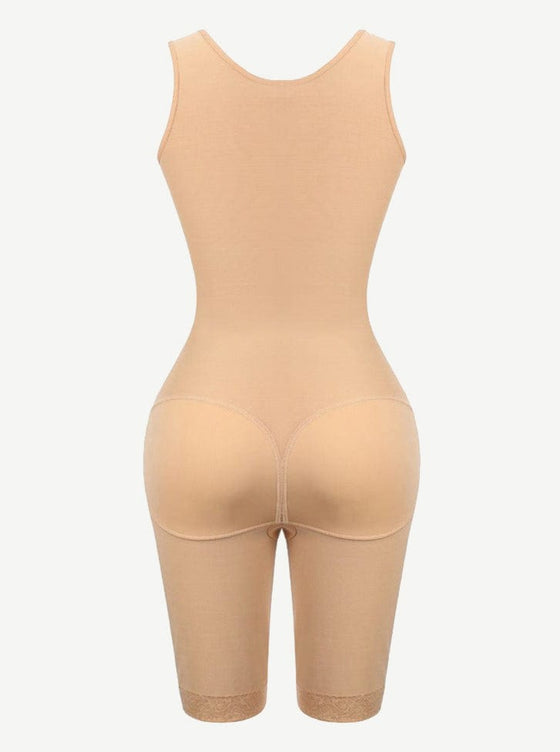 Wholesale Best Post Surgery Body Shaper Lace Open Crotch Flatten Tummy