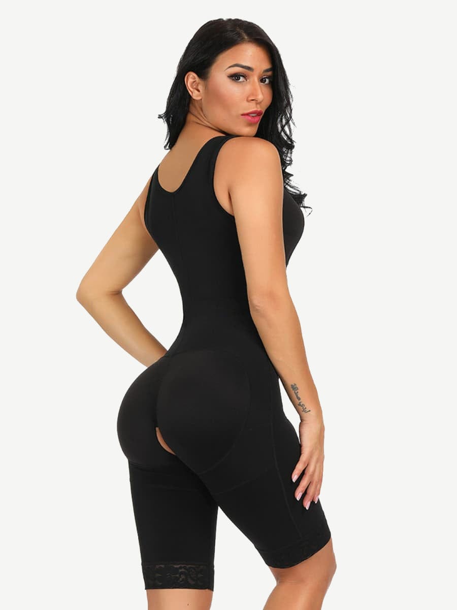 Fashion Women's Binder And Shapers Slimming Underwear Bodysuit For Women  Plus Size 5XL 6XL Body Shaper Zipper Open Crotch(#NUDE)