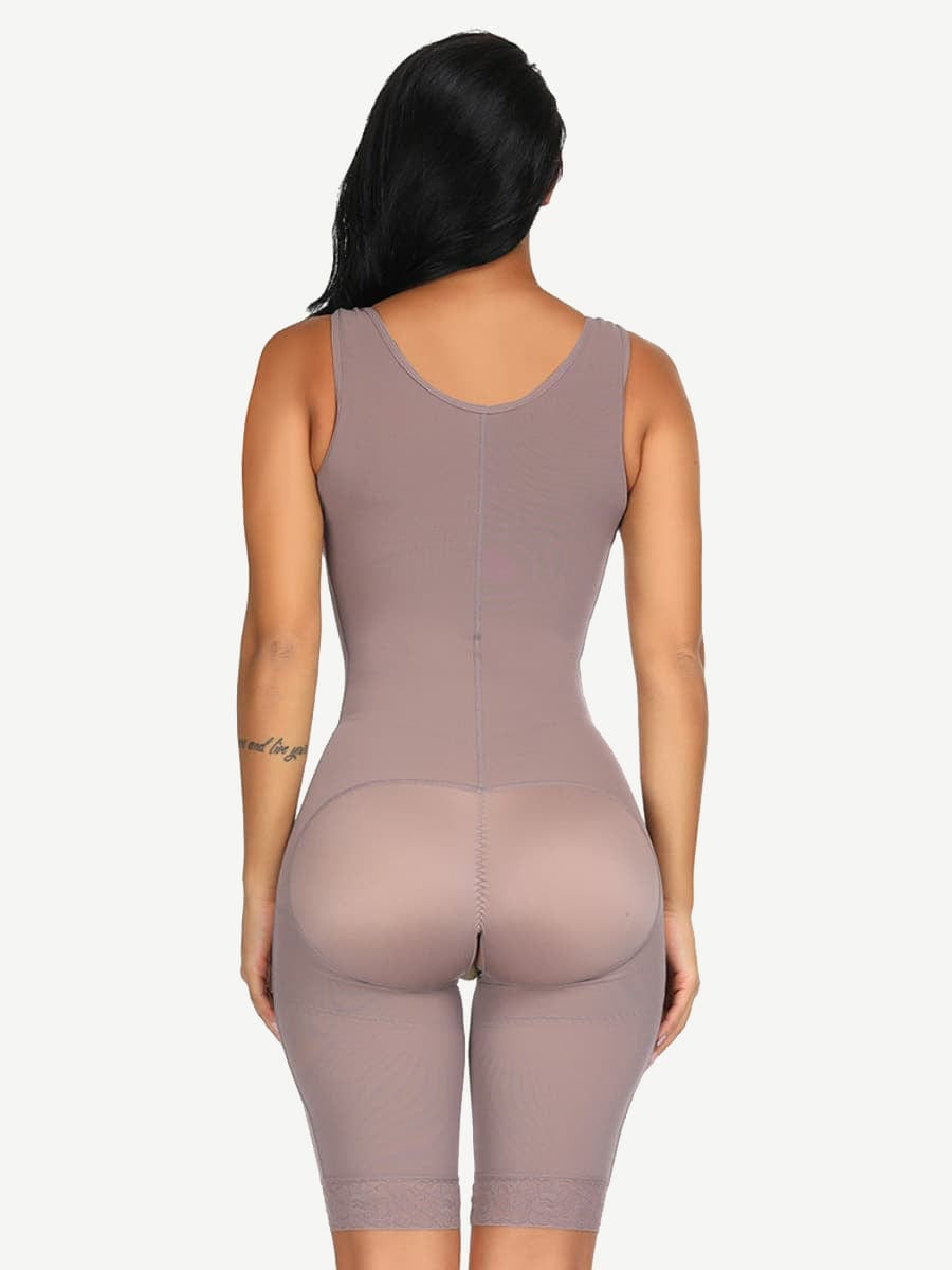 Wholesale Ultimate Stretch Nude Hooks Crotchless Unpadded Big Size Fajas Bodysuit